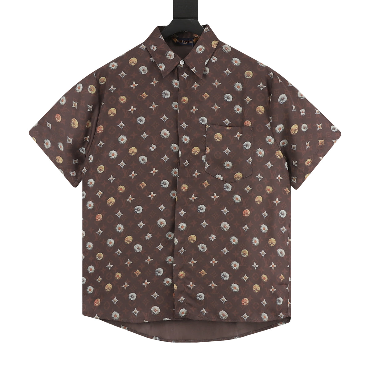 Louis Vuitton Daisy Monogram Short-Sleeve Shirt front view