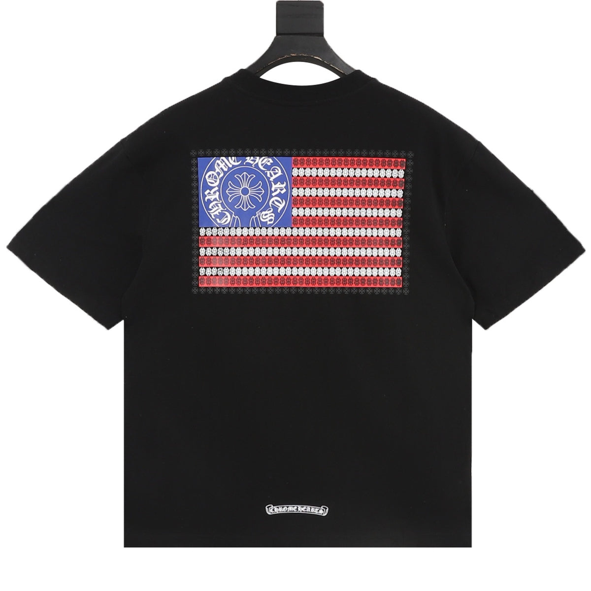 Chrome Hearts American Flag Print T-Shirt front view