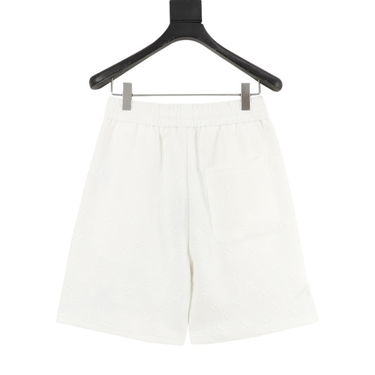 Louis Vuitton Embroidered Monogram Embossed Shorts front view