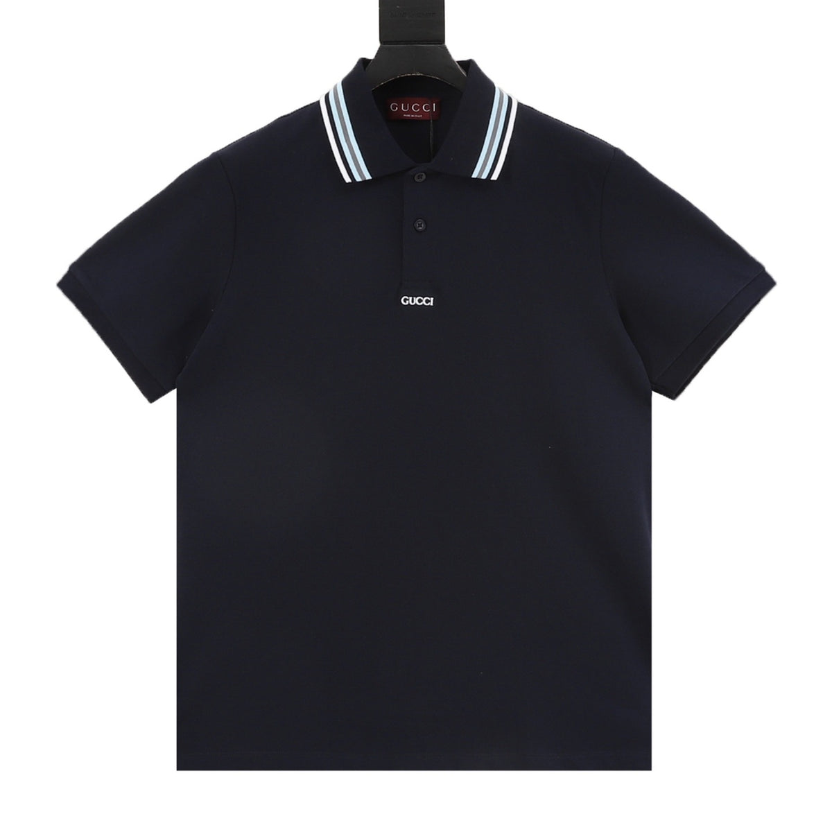 Gucci Minimal Letter Polo Shirt front view