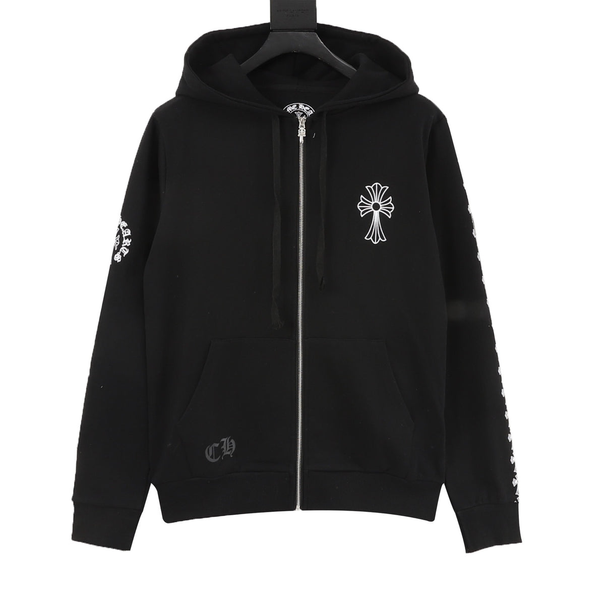 Chrome Hearts Sleeve Cross Zip Jacket front view
