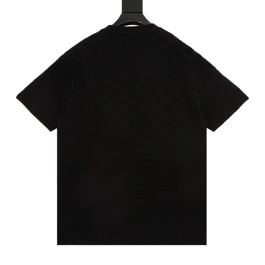 Louis Vuitton Flocked Jacquard Knit T-Shirt front view