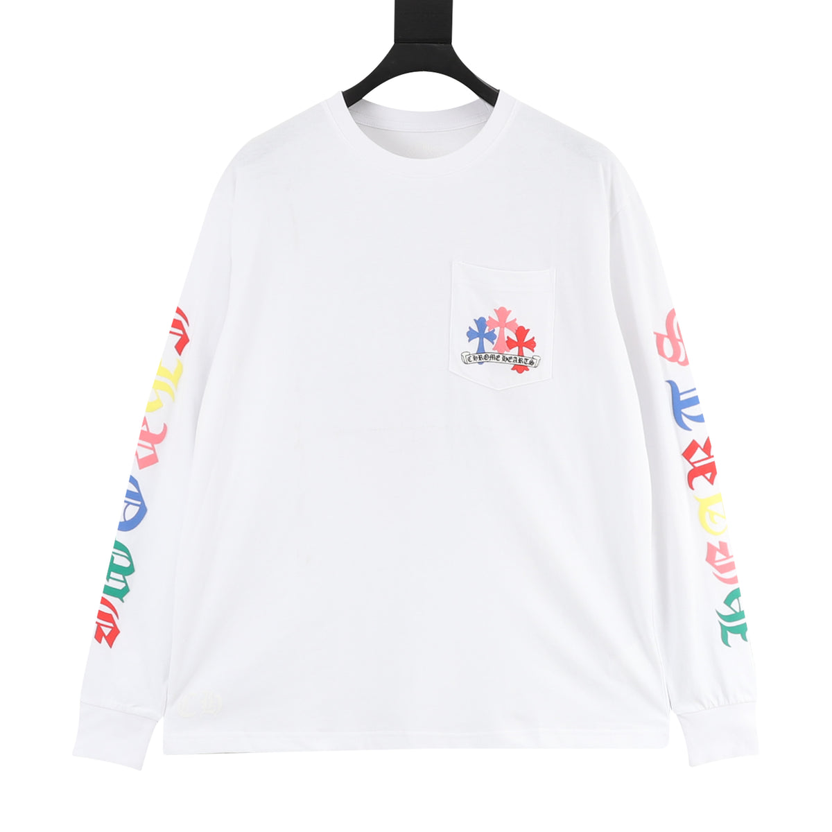 Chrome Hearts Miami Multicolor Cross Print Long-Sleeve T-Shirt front view
