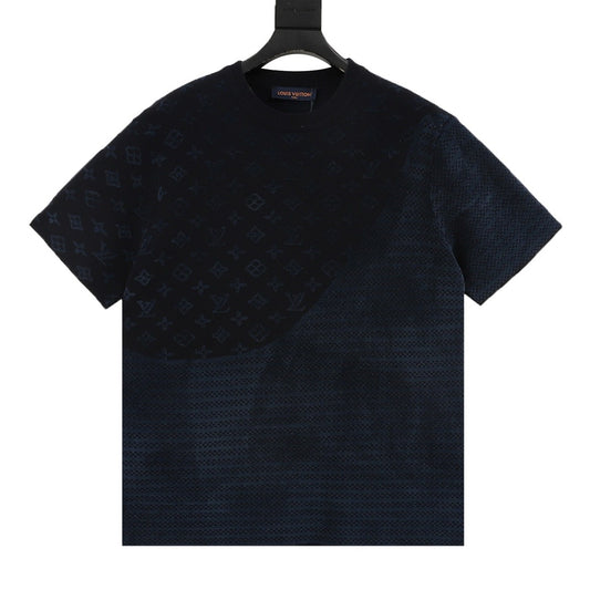 Louis Vuitton Flocked Jacquard Knit T-Shirt front view