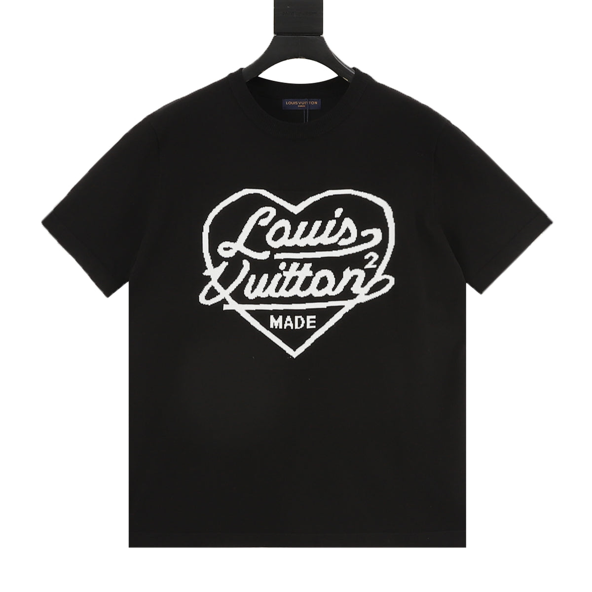 Louis Vuitton Heart Jacquard Knit T-Shirt front view