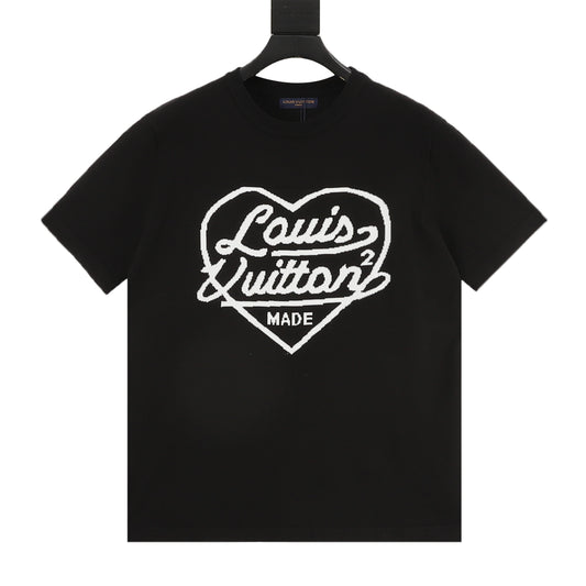 Louis Vuitton Heart Jacquard Knit T-Shirt front view