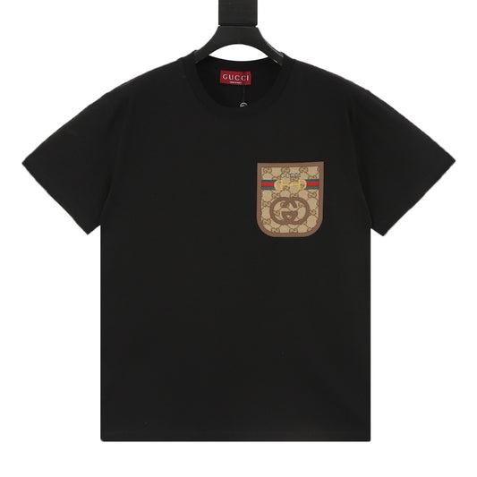 Gucci Monogram Pocket Applique T-Shirt front view