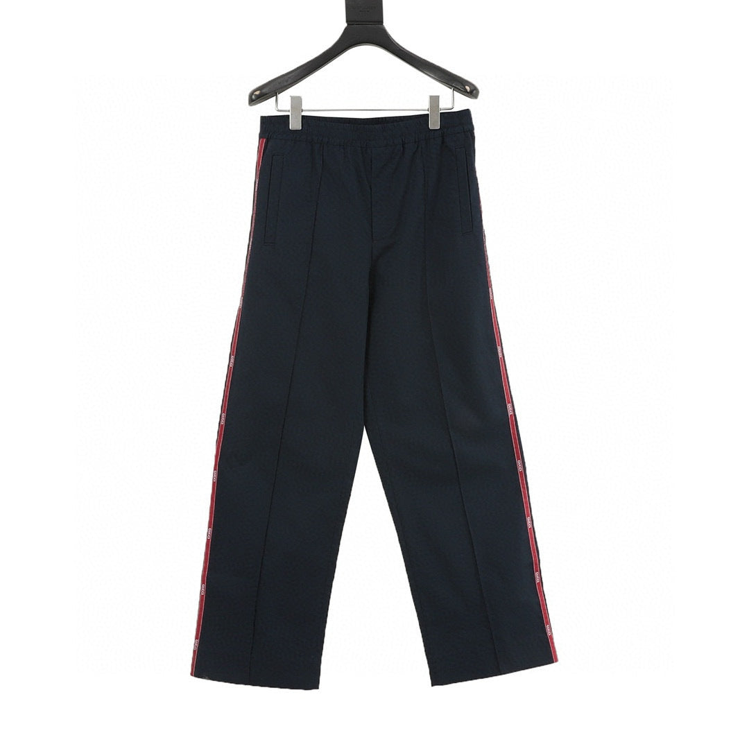 Gucci Side Web-Stripe Track Pants front view