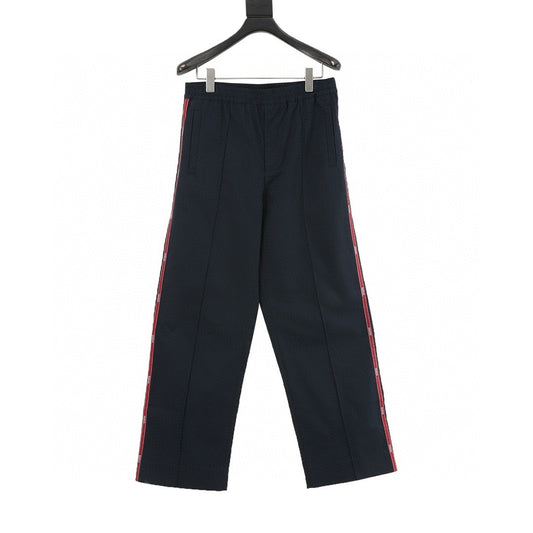 Gucci Side Web-Stripe Track Pants front view