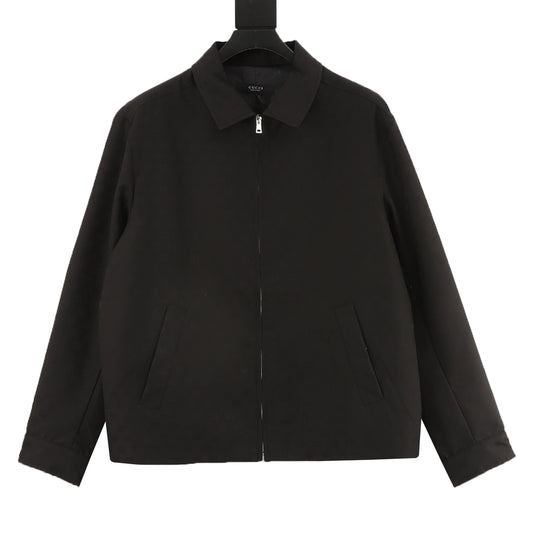 Gucci All-Over Double G Jacquard Zip Jacket front view