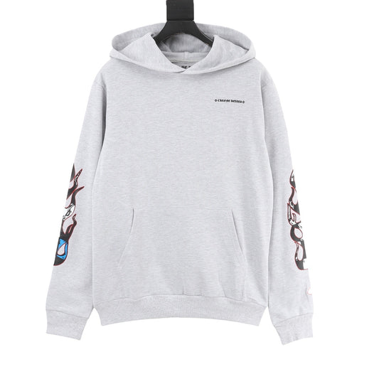 Chrome Hearts Graffiti Letter Print Hoodie front view