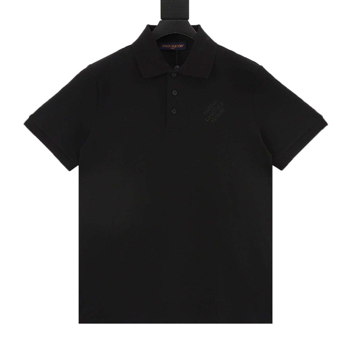 Louis Vuitton Signature Embroidered Polo Shirt front view