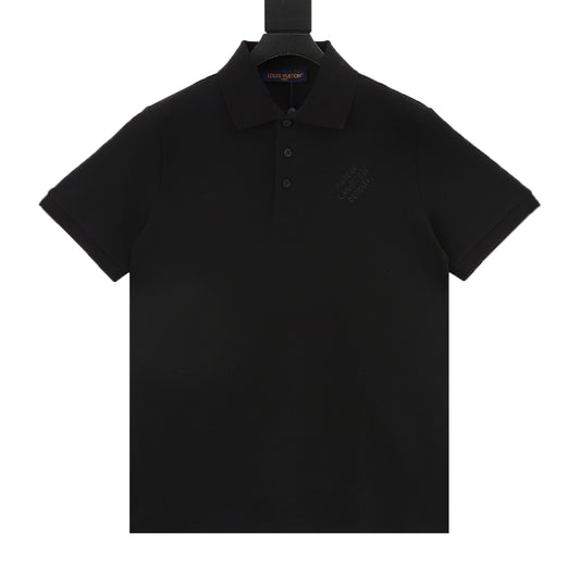 Louis Vuitton Signature Embroidered Polo Shirt front view