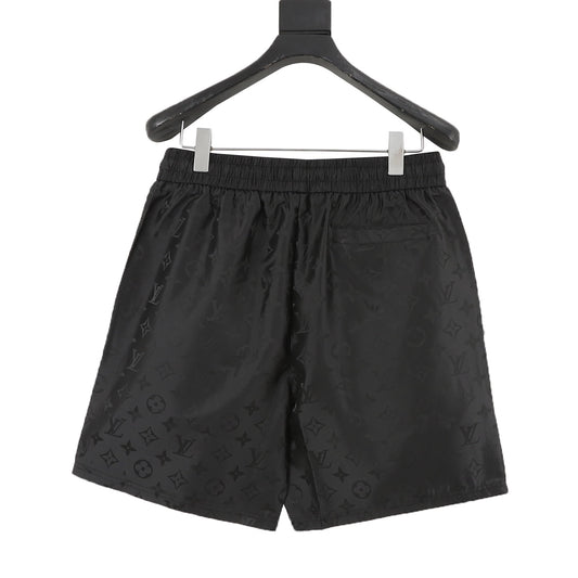 Louis Vuitton Tonal Monogram Drawstring Shorts front view