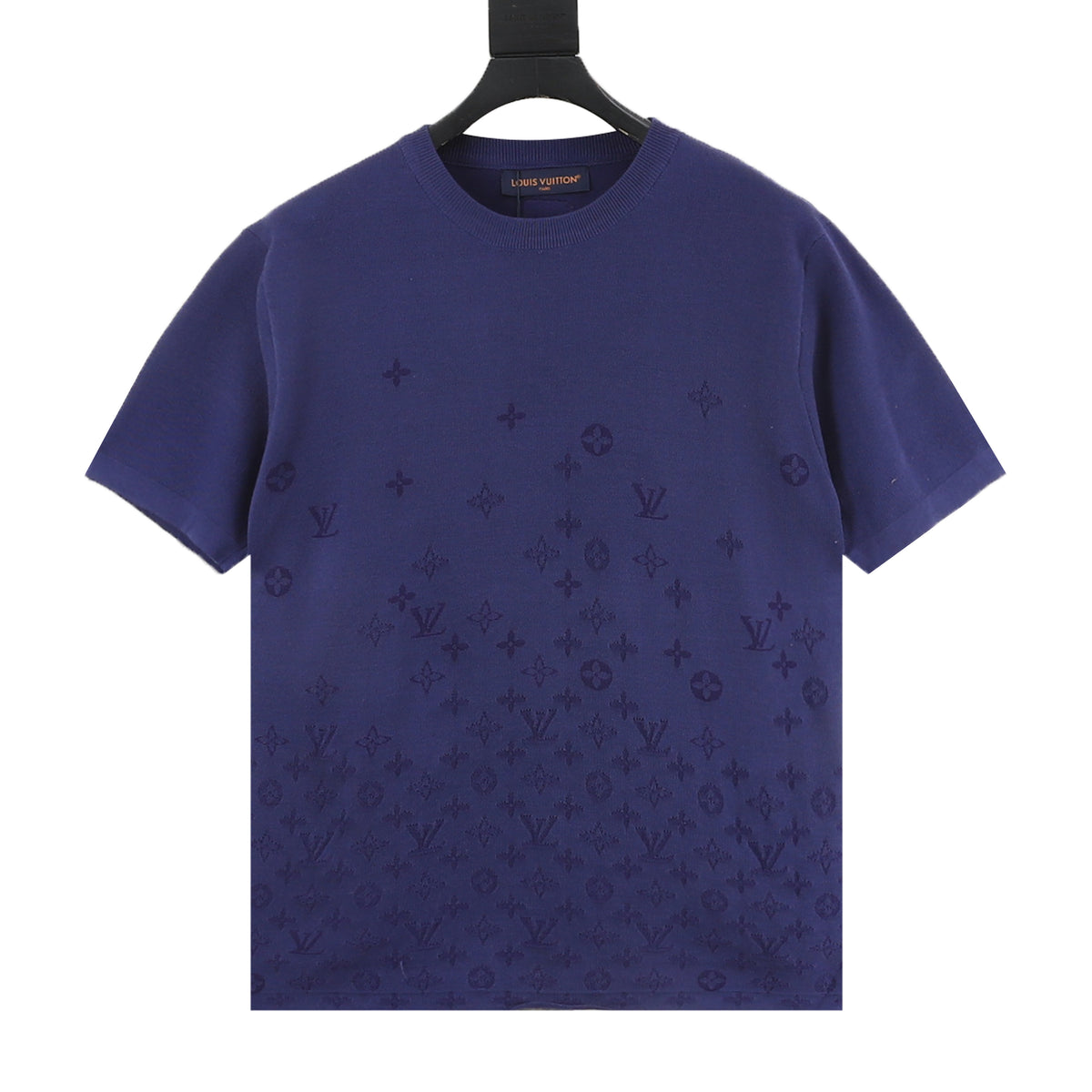 Louis Vuitton Gradient Monogram Jacquard Knit T-Shirt front view