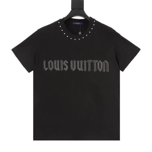 Louis Vuitton Studded Letter Logo T-Shirt front view