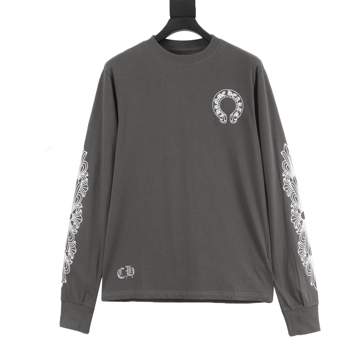 Chrome Hearts Gothic Script Back Print Long-Sleeve T-Shirt front view