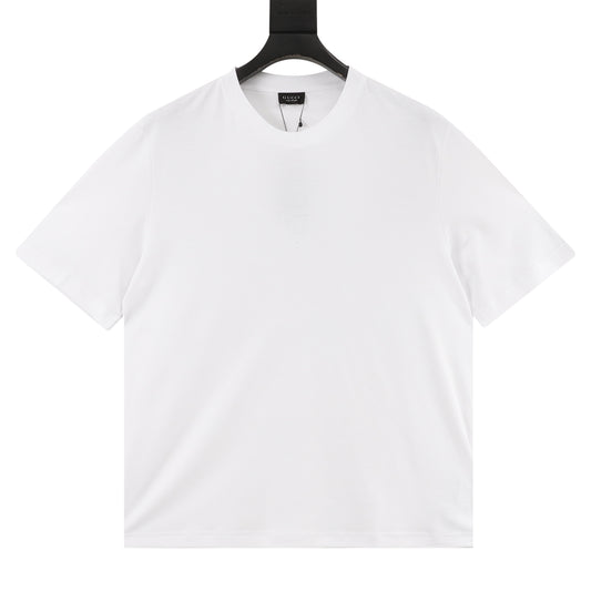 Gucci Crest Embroidered T-Shirt front view