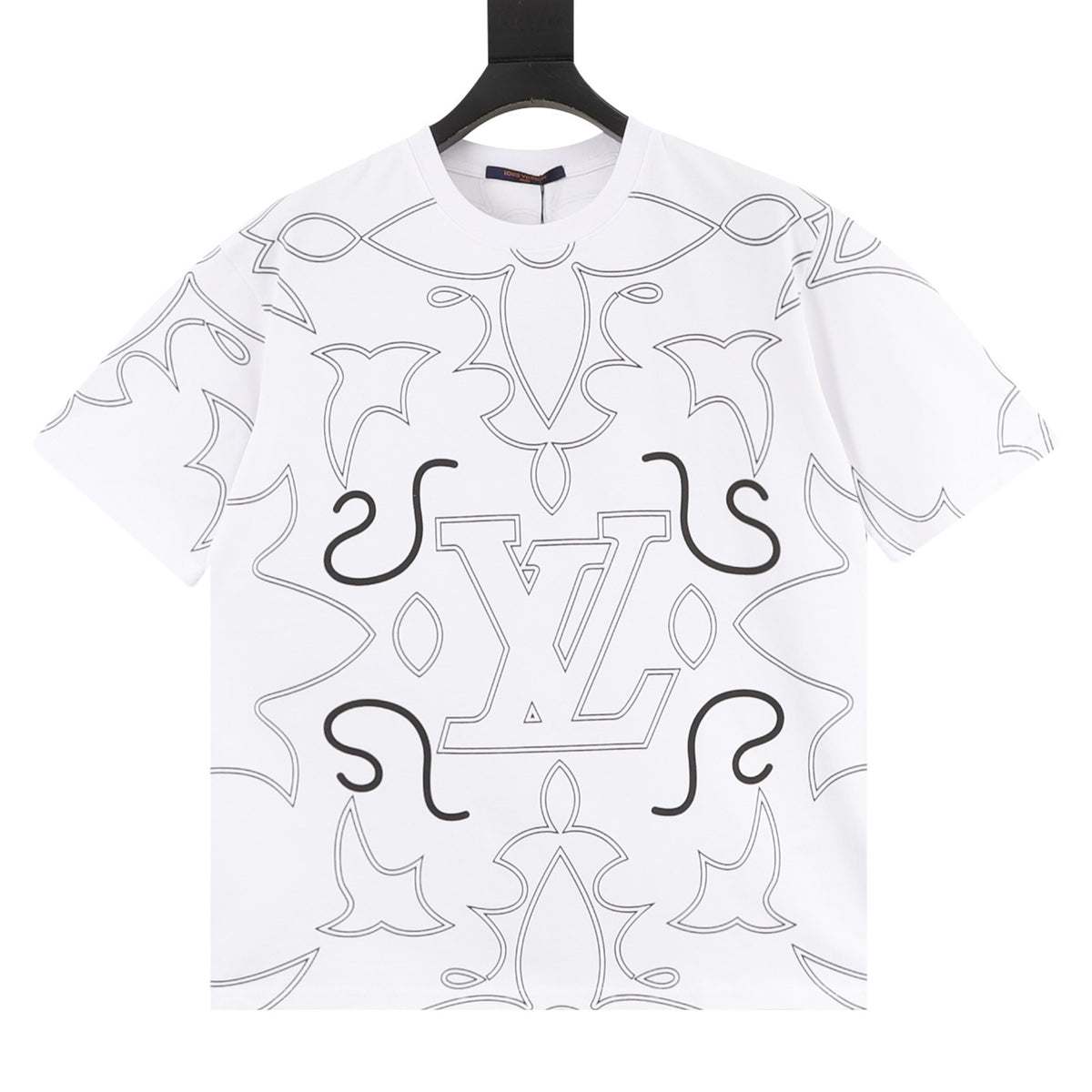Louis Vuitton Monogram Line Print T-Shirt front view