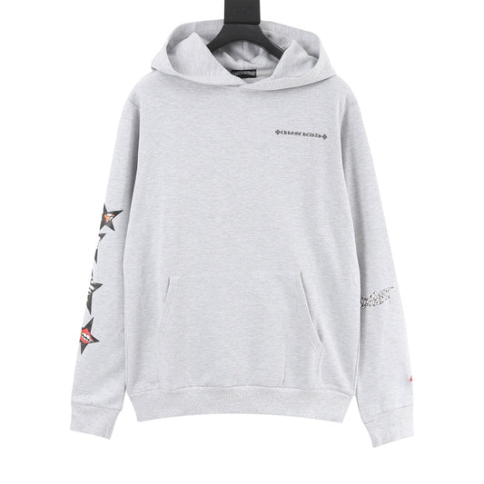 Chrome Hearts Star and Teeth Graphic Hoodie front view