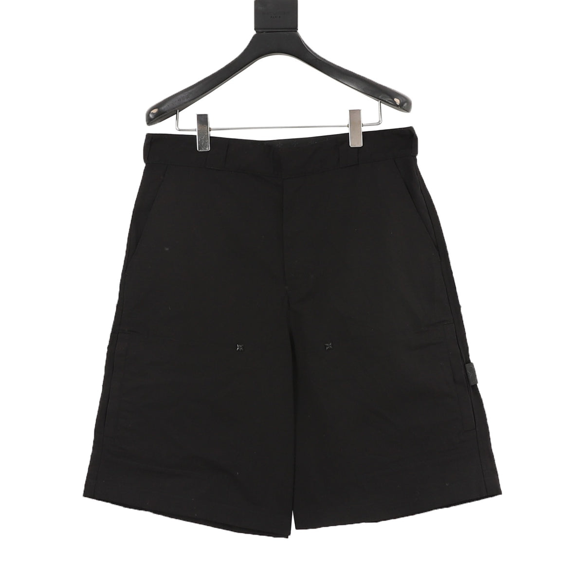Louis Vuitton Cotton Cargo Shorts - Black front view