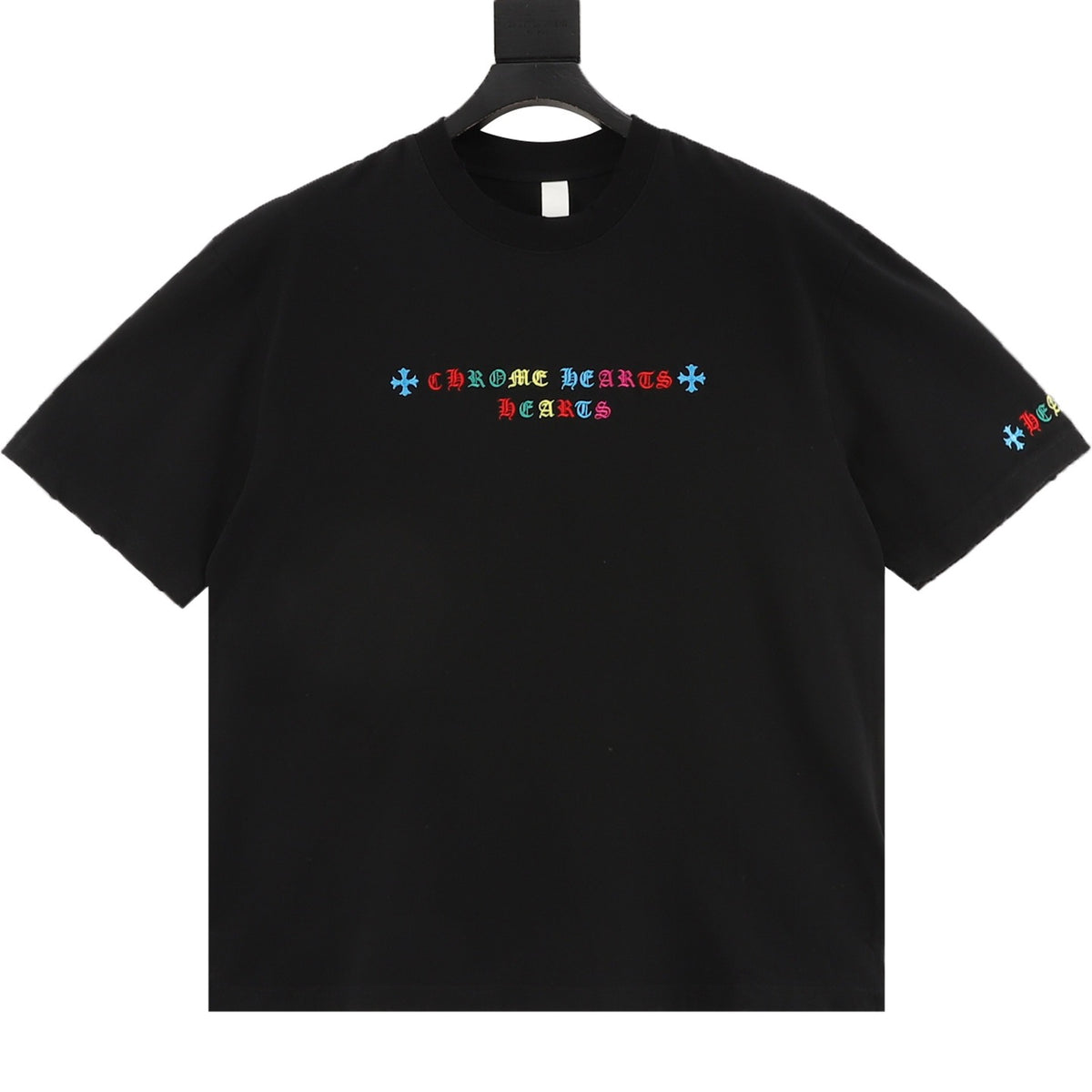 Chrome Hearts Multicolor Logo Print T-Shirt front view