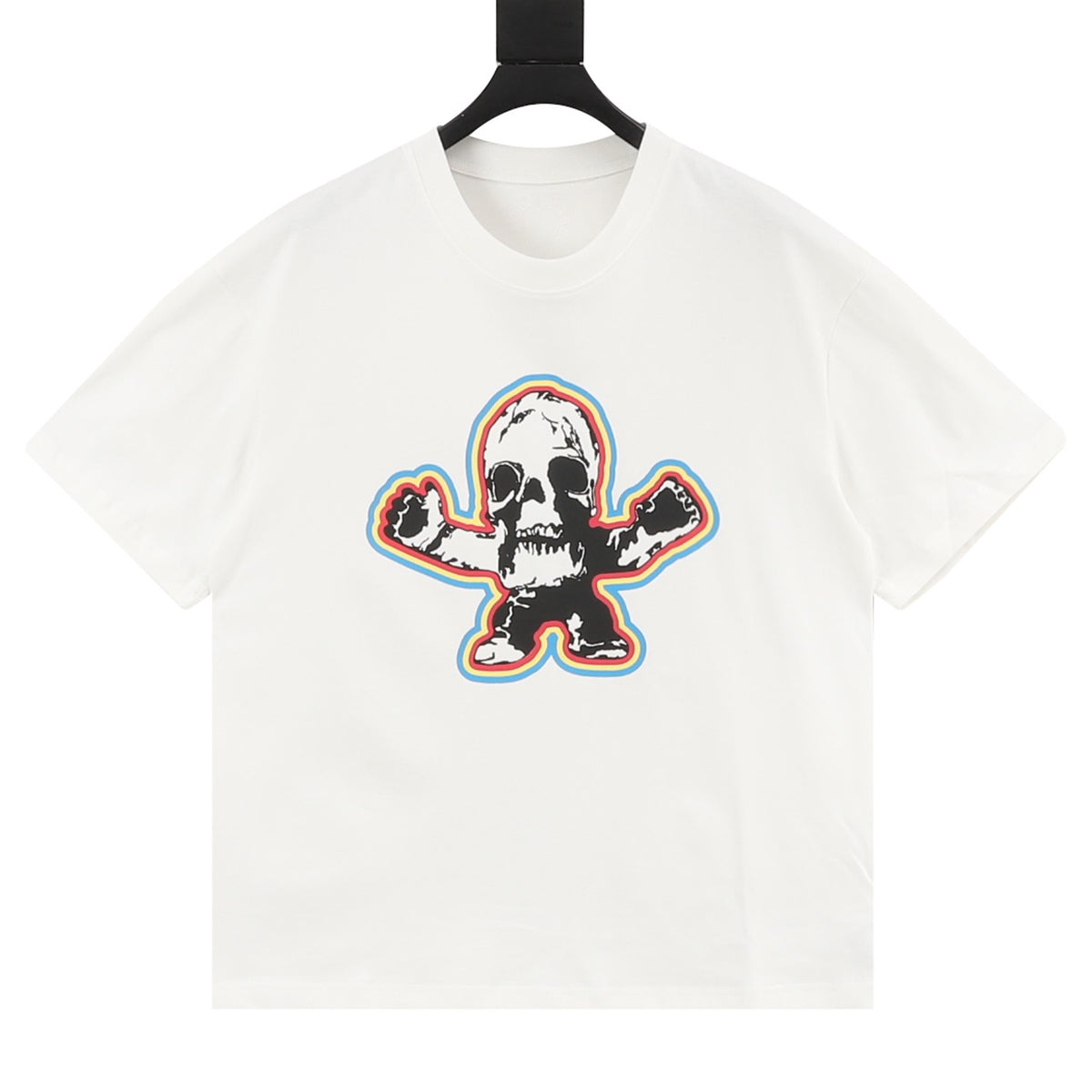 Chrome Hearts Multicolor Skull Figure T-Shirt front view