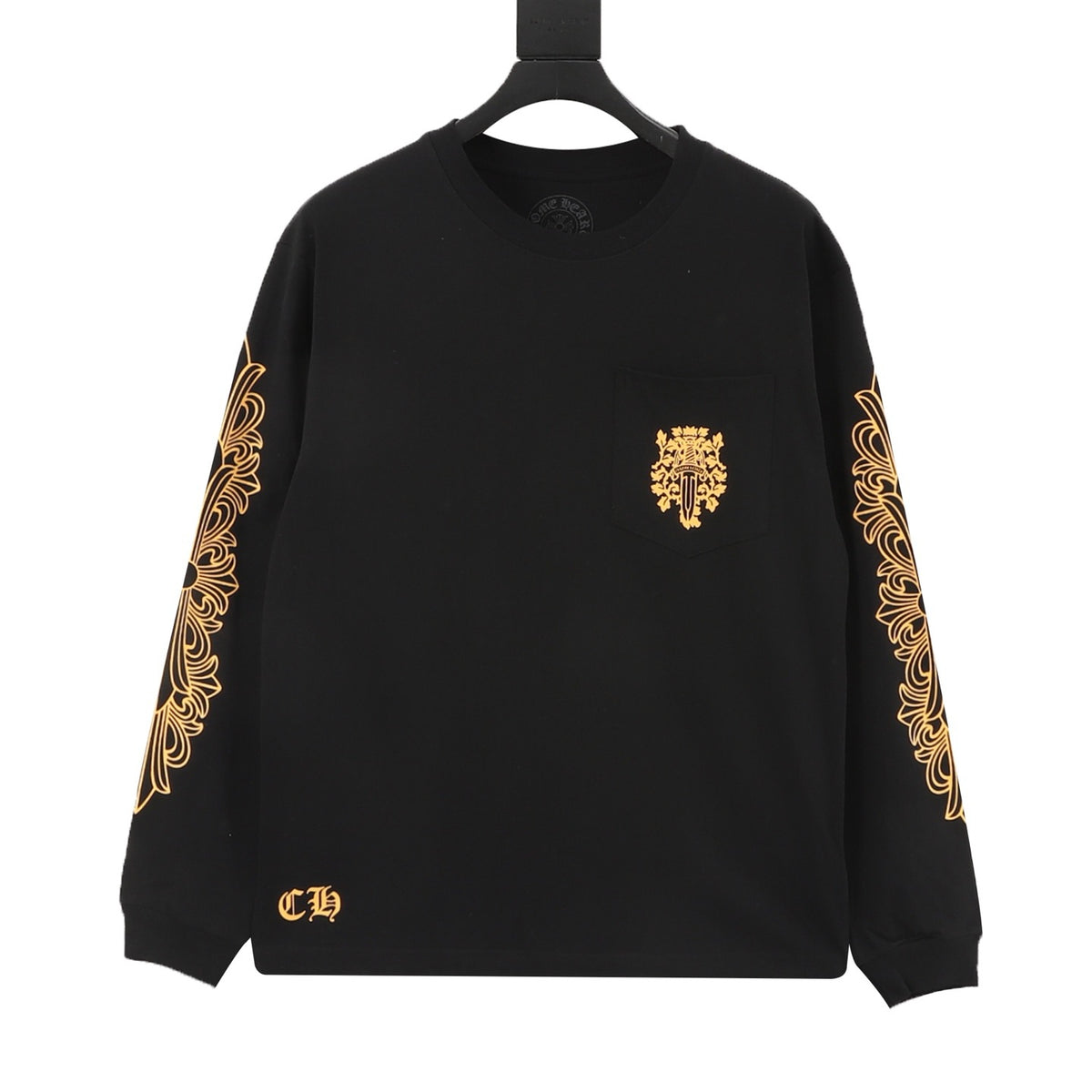 Chrome Hearts Dagger Print Long-Sleeve T-Shirt front view