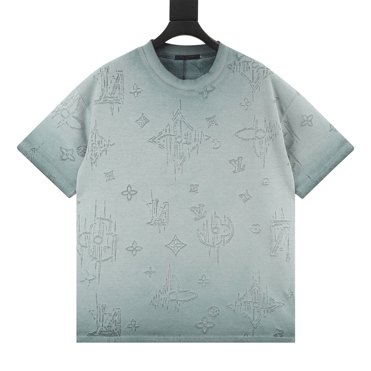 Louis Vuitton Washed Monogram Burnout T-Shirt front view