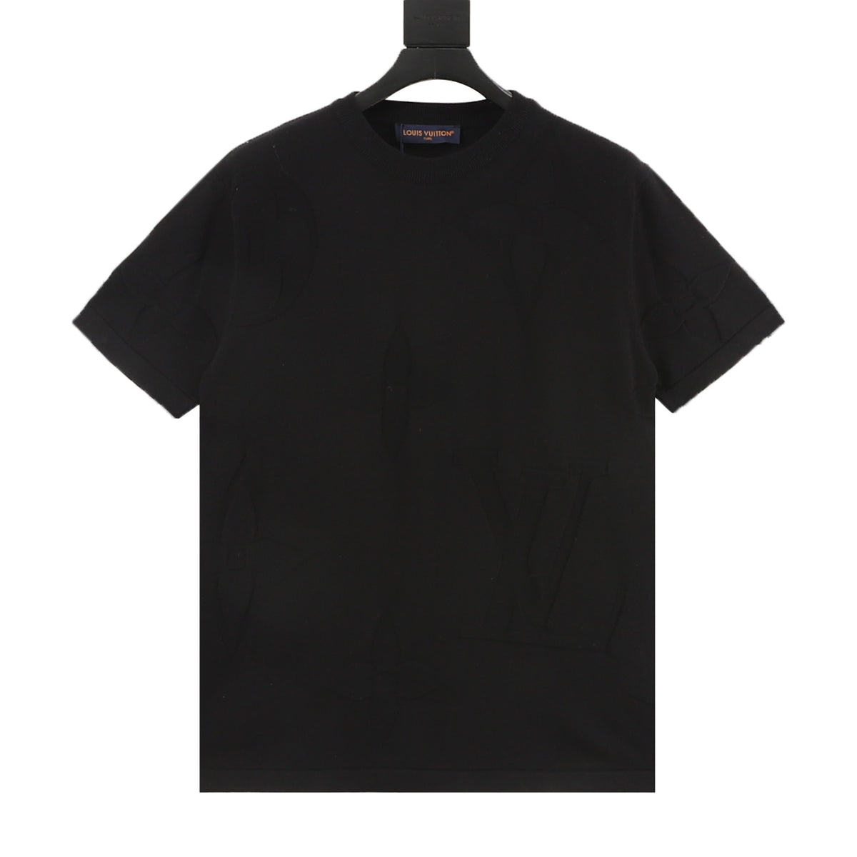 Louis Vuitton Tonal Monogram Jacquard Knit T-Shirt front view
