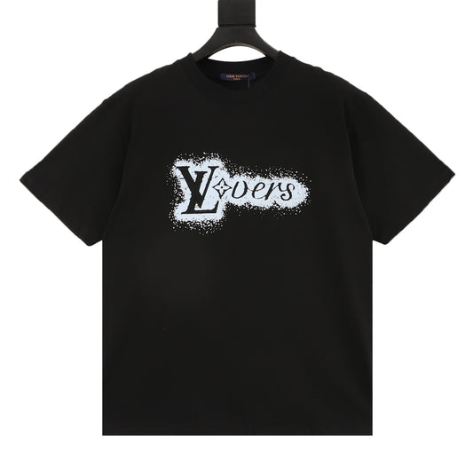 Louis Vuitton Paint-Splatter Print T-Shirt front view