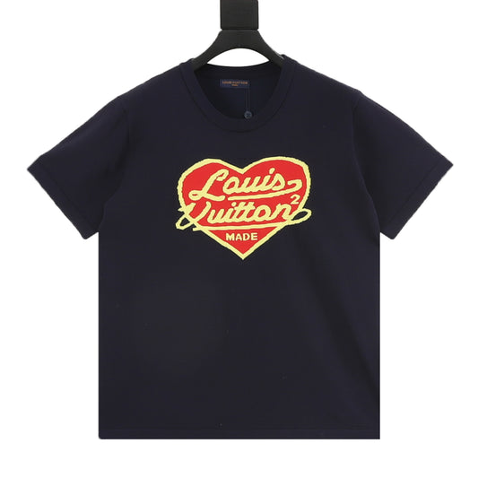 Louis Vuitton Heart Jacquard Knit T-Shirt front view