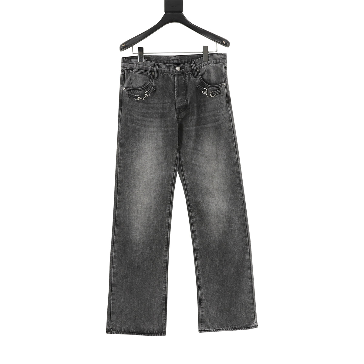Gucci Buckle Detail Jeans front view