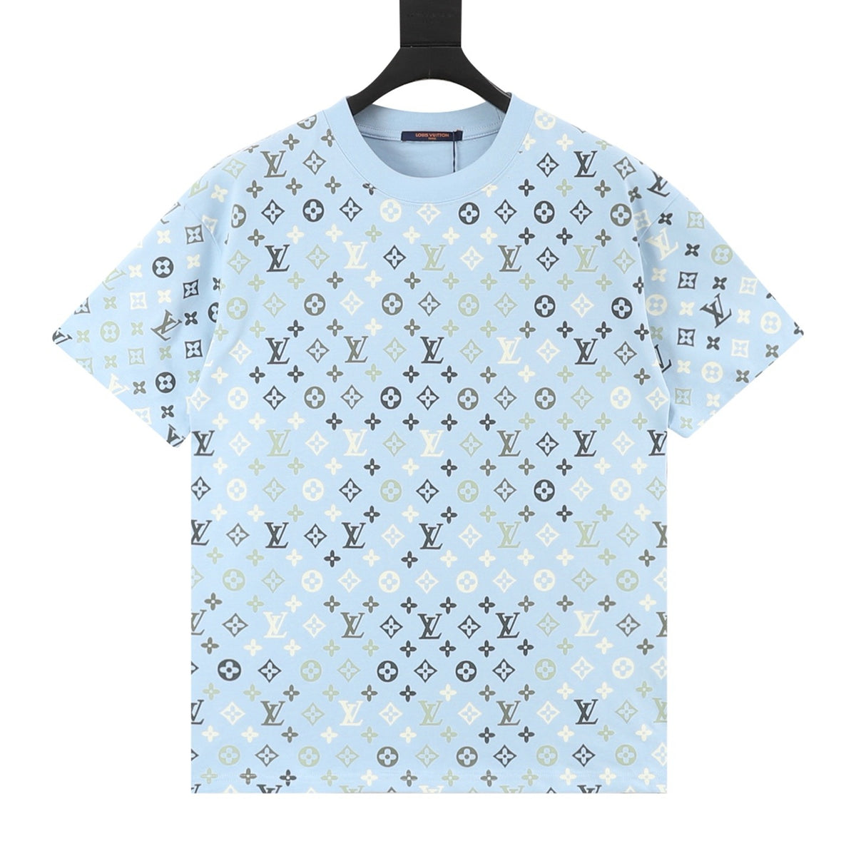 Louis Vuitton Gradient Monogram Print T-Shirt front view