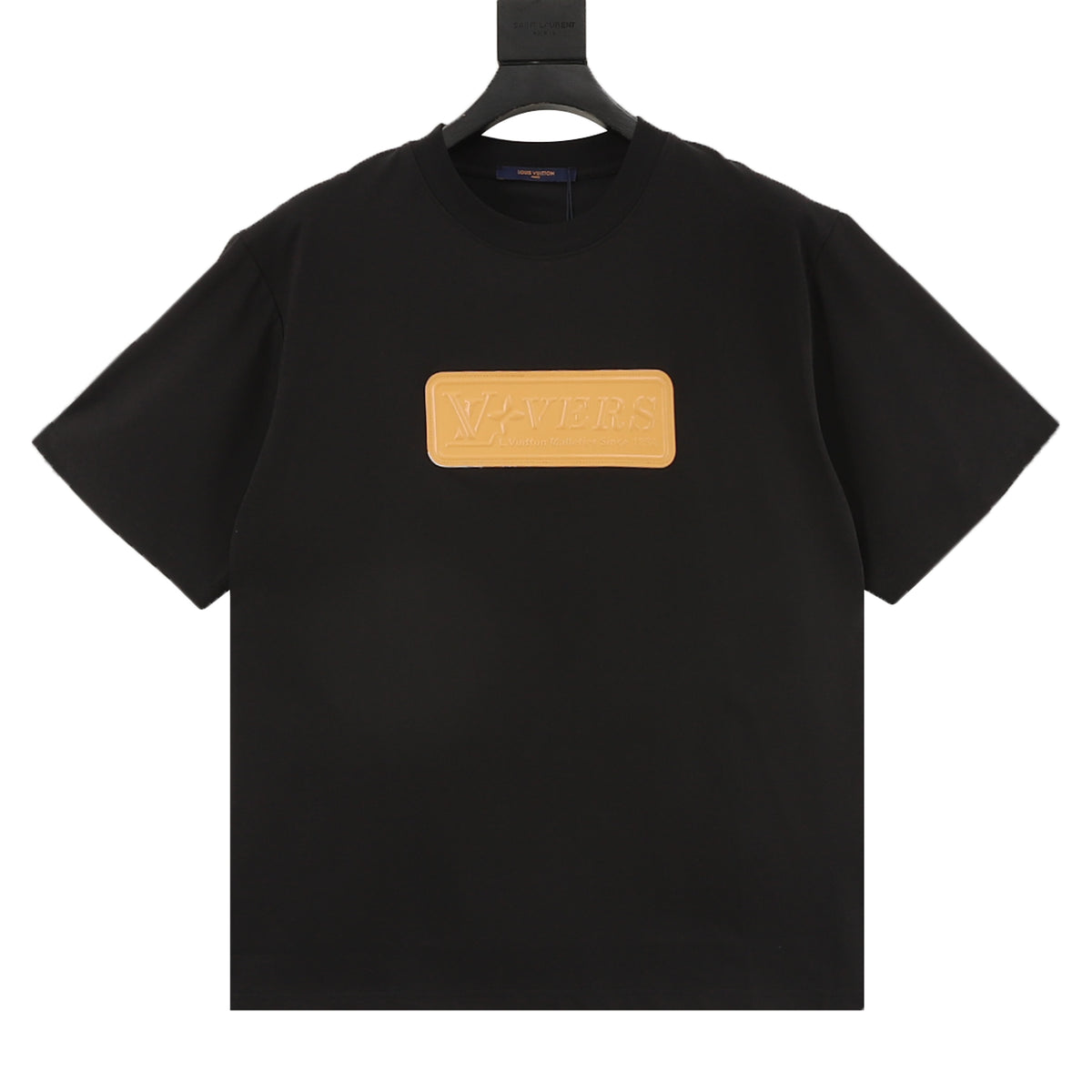 Louis Vuitton Leather Badge T-Shirt front view