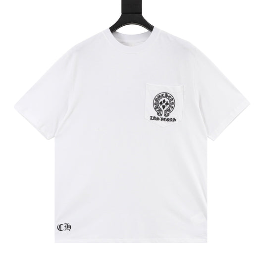 Chrome Hearts Gothic Script Cross T-Shirt front view