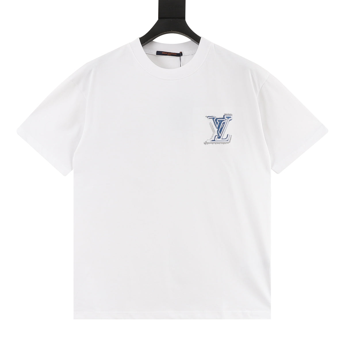 Louis Vuitton Front-and-Back Logo Embroidered T-Shirt front view