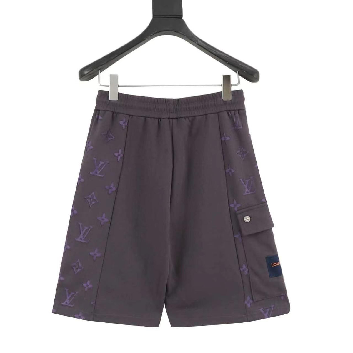 Louis Vuitton Monogram Burnout Utility Shorts front view