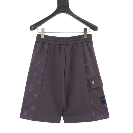 Louis Vuitton Monogram Burnout Utility Shorts front view