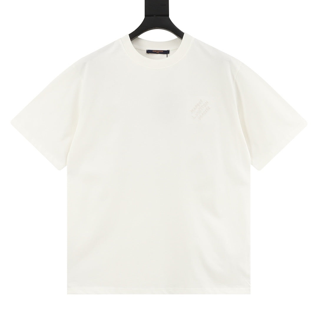 Louis Vuitton Chest Signature Embroidered T-Shirt front view