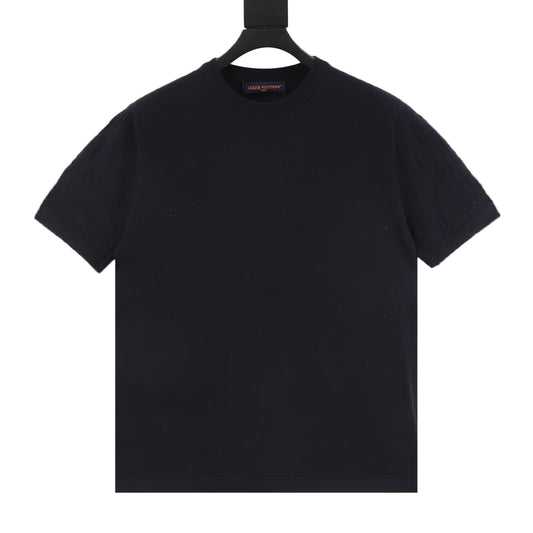 Louis Vuitton Sleeve Monogram Jacquard Knit T-Shirt front view