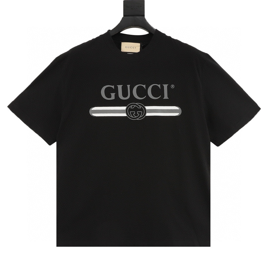 Gucci Summer Belt Print T-Shirt front view