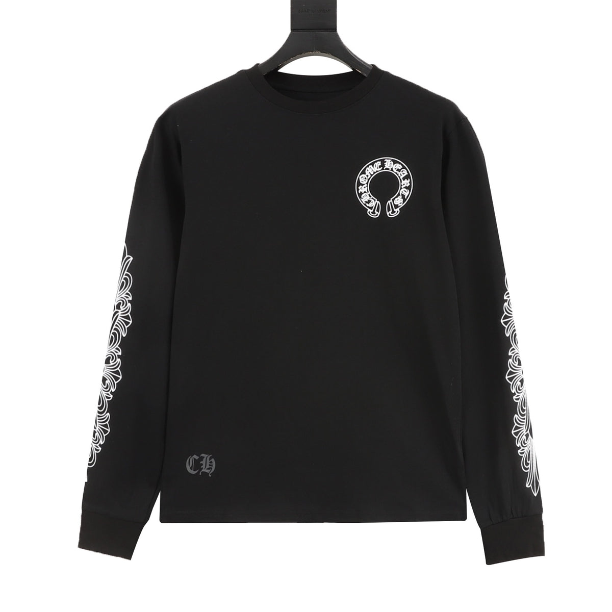 Chrome Hearts Gothic Script Back Print Long-Sleeve T-Shirt front view