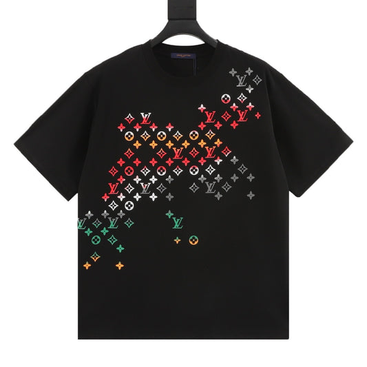 Louis Vuitton Gradient Monogram Print T-Shirt front view