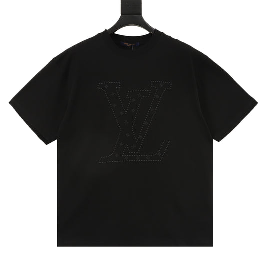 Louis Vuitton Crystal Dotted Logo T-Shirt front view