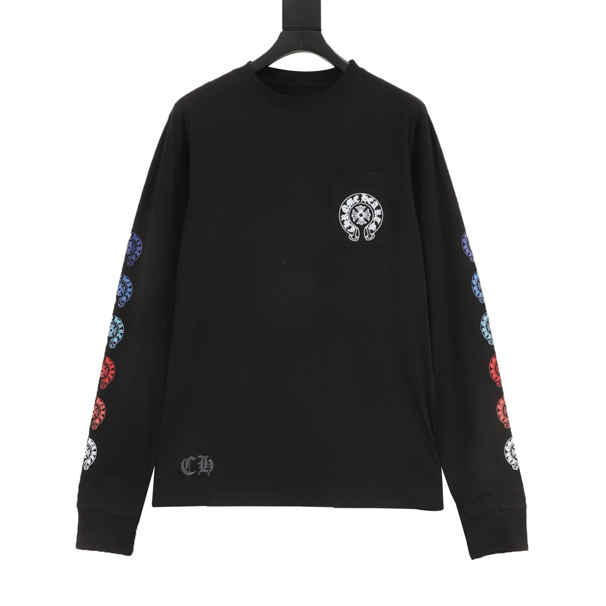 Chrome Hearts Rainbow Graphic Long-Sleeve T-Shirt front view