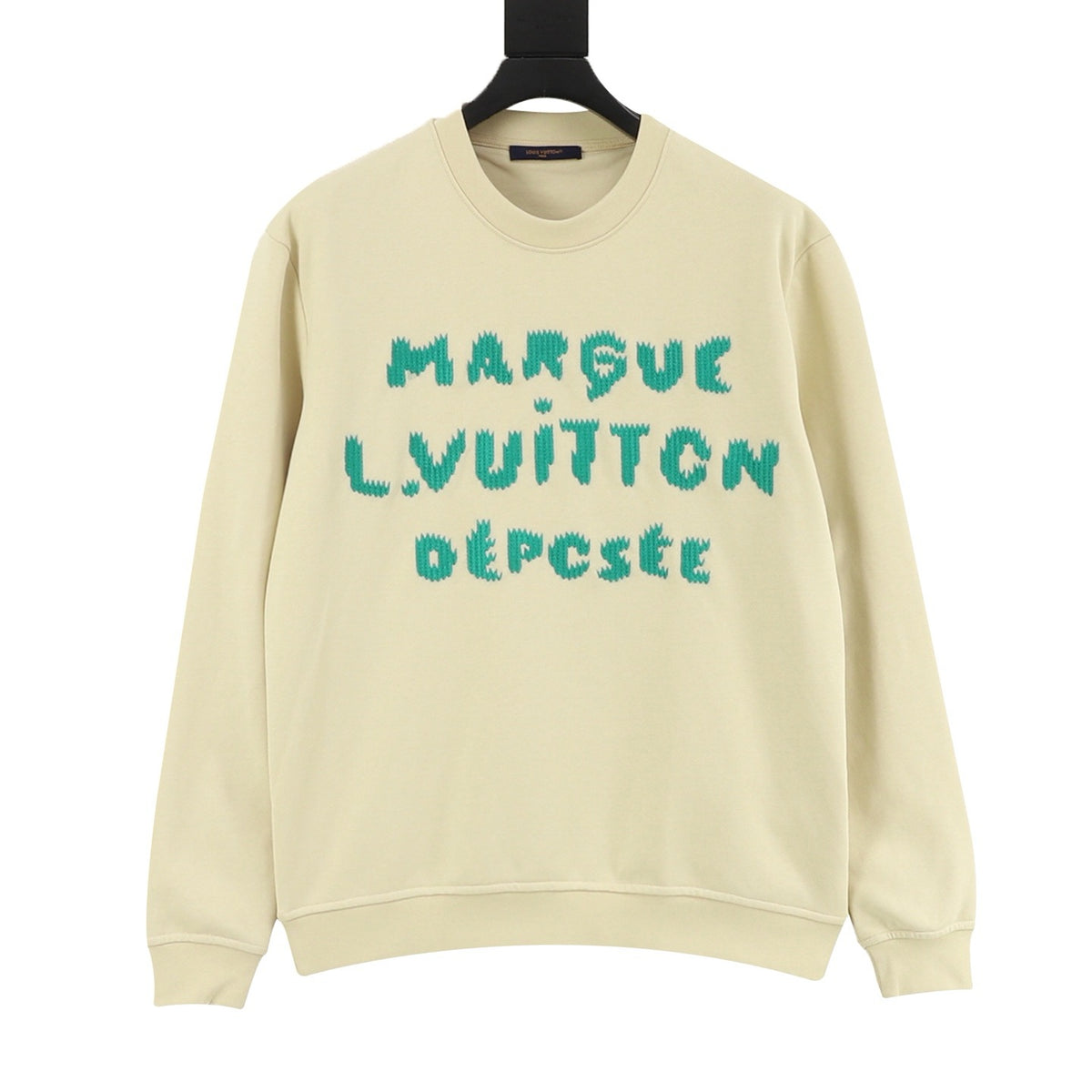 Louis Vuitton 26FW Embroidered Logo Sweatshirt - Grey front view
