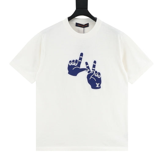 Louis Vuitton Hand-Sign Knit T-Shirt front view