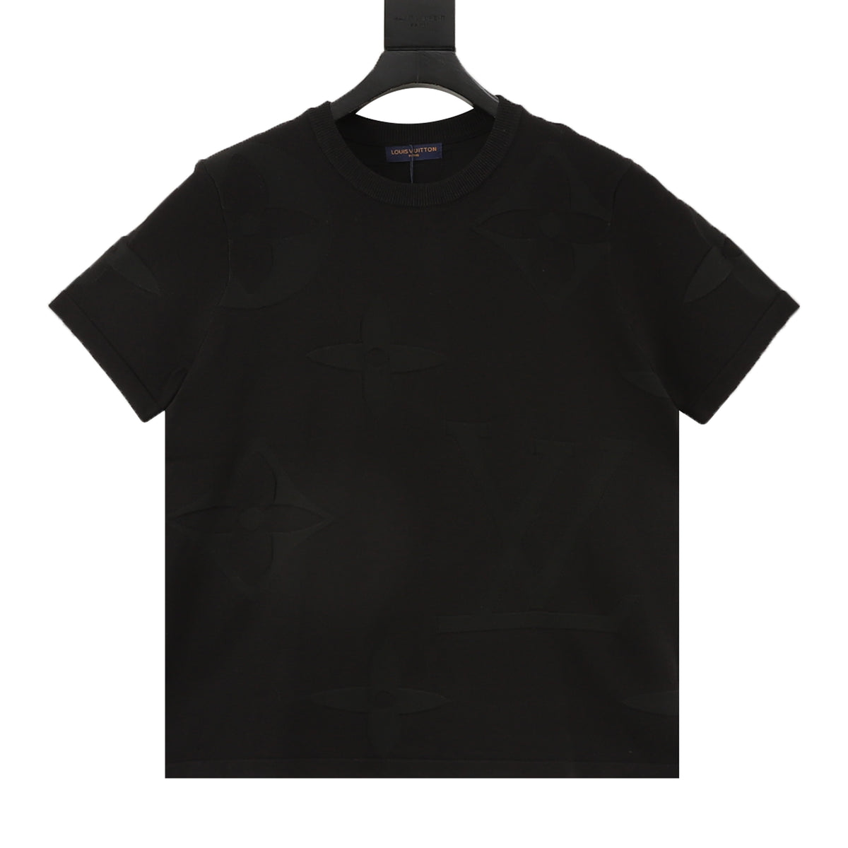 Louis Vuitton Tonal Monogram Jacquard Knit T-Shirt front view