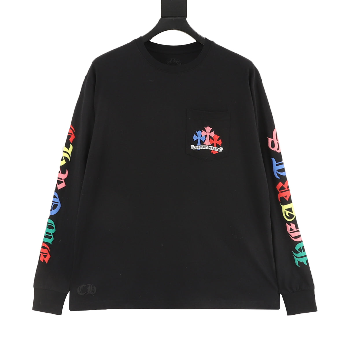 Chrome Hearts Miami Multicolor Cross Print Long-Sleeve T-Shirt front view
